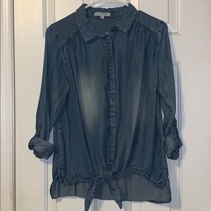 Jean Button Up Shirt